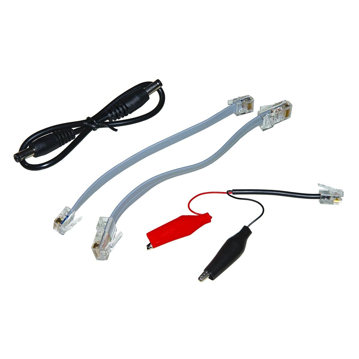 Tester con display digitale per cavi di rete e poe con sonda cavi sottotraccia