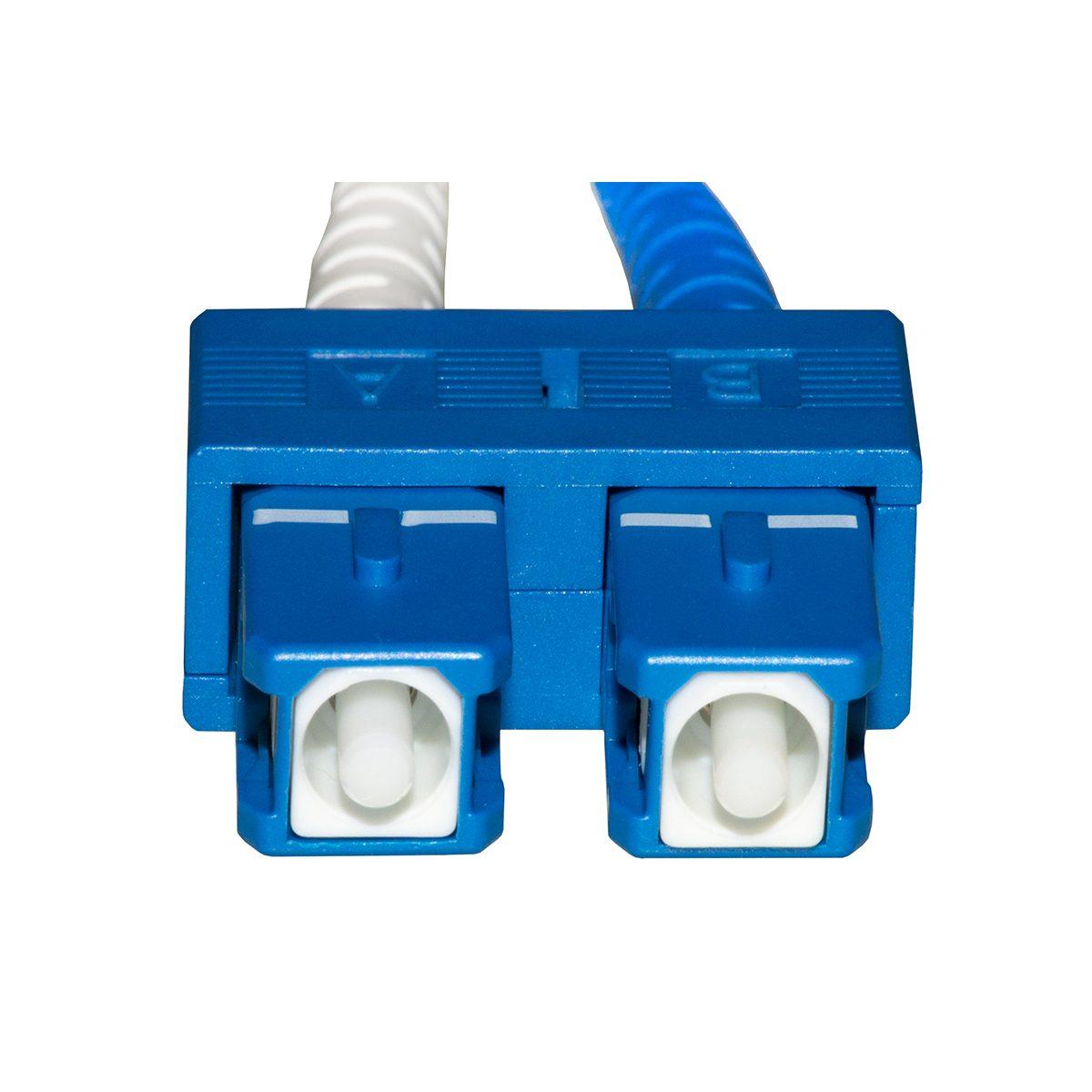 Cavo fibra ottica lc a sc singlemode duplex 9/125 mt 10 bending insensitive lszh