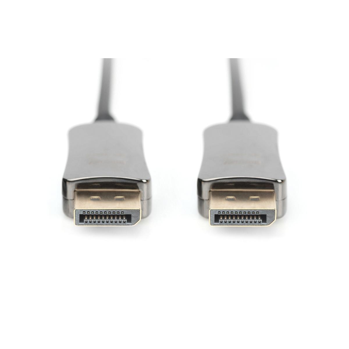 DIGITUS Cavo in fibra ottica ibrido DisplayPort<sup></sup> AOC, UHD 8K, 15 m