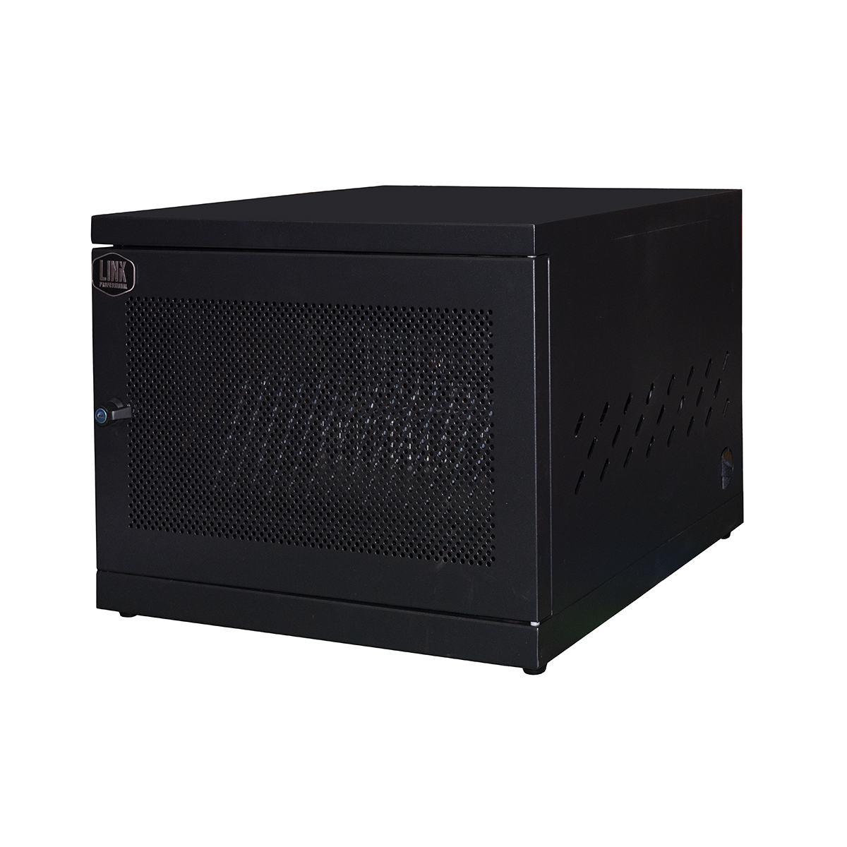 Armadio alloggiamento 16 notebook o tablet colore nero con tre multiprese con 16 porte usb 5 volt 16a e 6 porte 220 volt universali ita/schuko