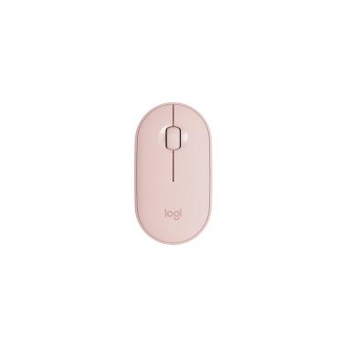 Mouse logitech bluetooth e wireless pebble m350 rosa