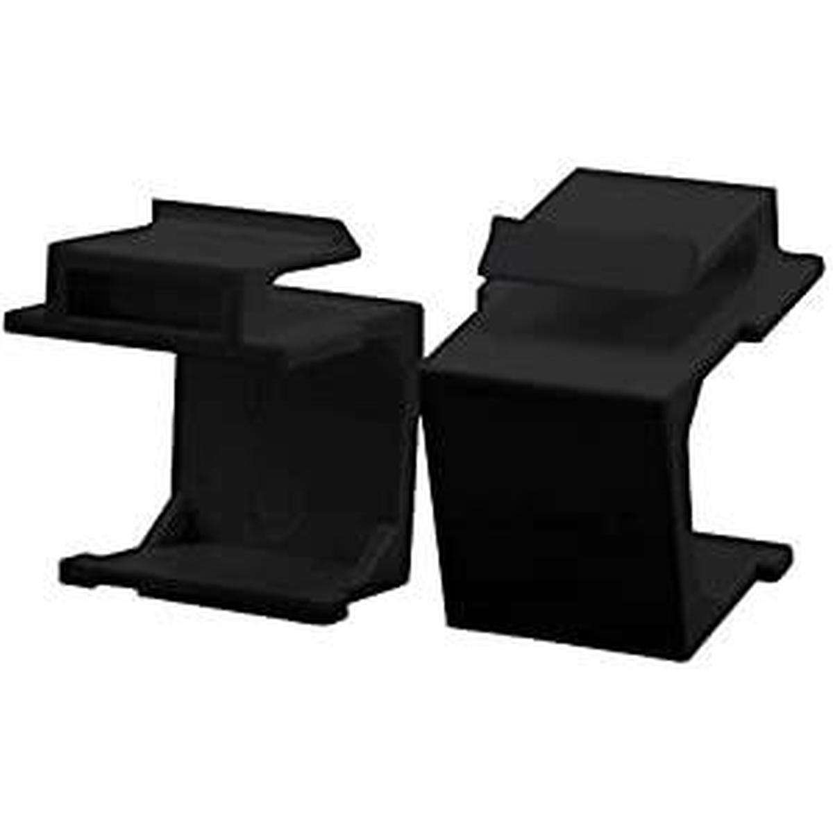 Confezione 10 tappi chiusura colore nero per prese a muro mod 503