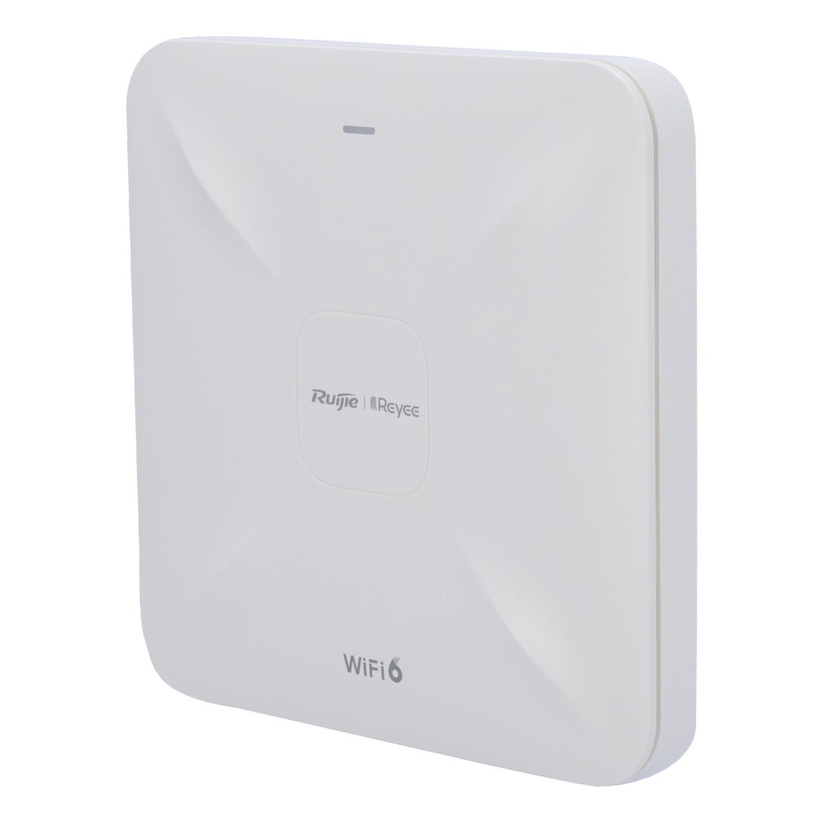 Reyee ap omnidirezionale wi-fi 6, frequenza 2.4 e 5 ghz, supporta 802.11a/b/g/n/ac/ax, velocitÀ di trasmissione fino a 1775 mbps, antenna 2x2 mimo