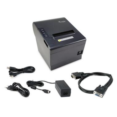 Stampante termica pos equip 351003 x ricevute da 80 mm + taglierina  automatica, connessione usb, ethernet, seriale, cassetto