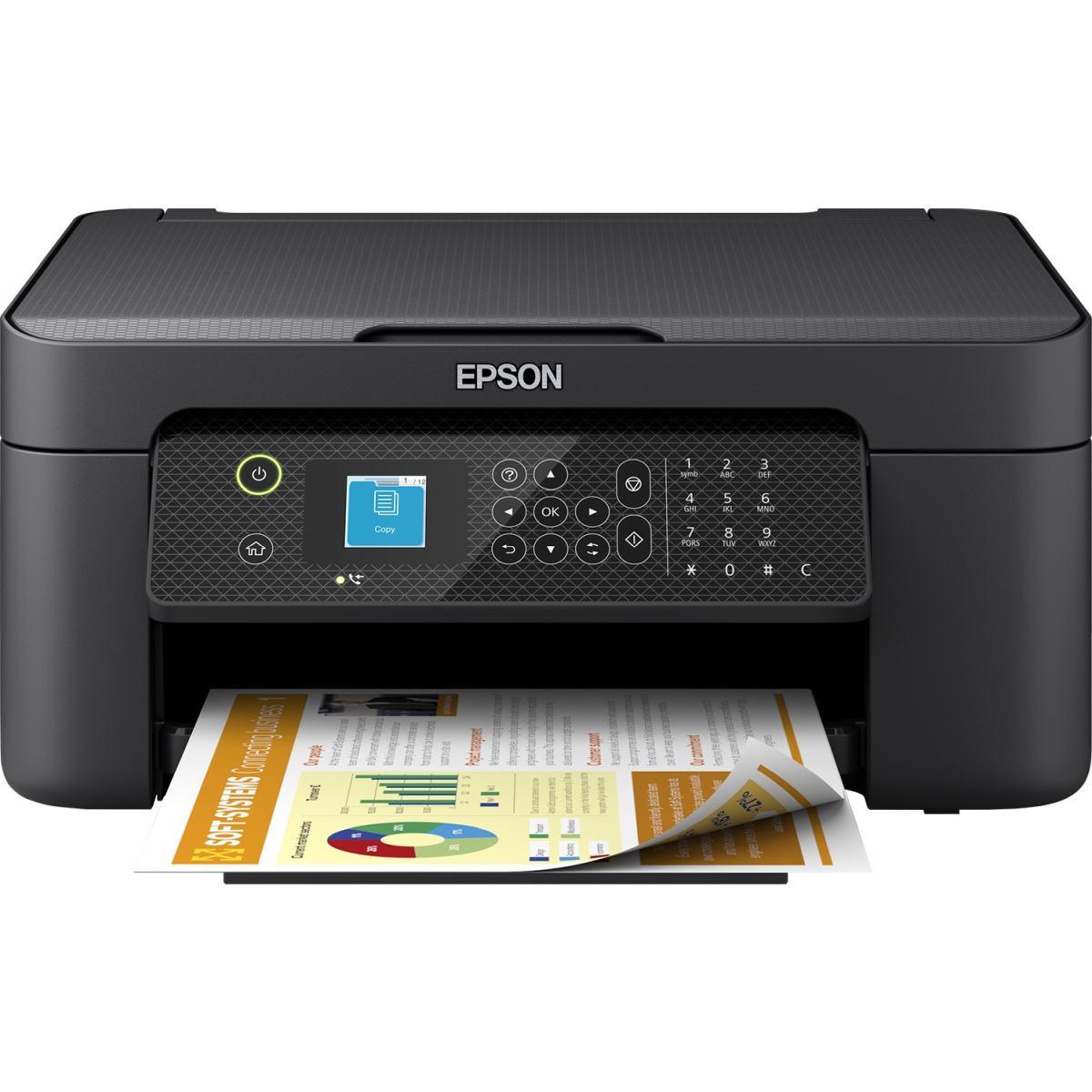 Multifunzione inkjet wireless a4 workforce wf-2910dwf, wifi, fronte-retro