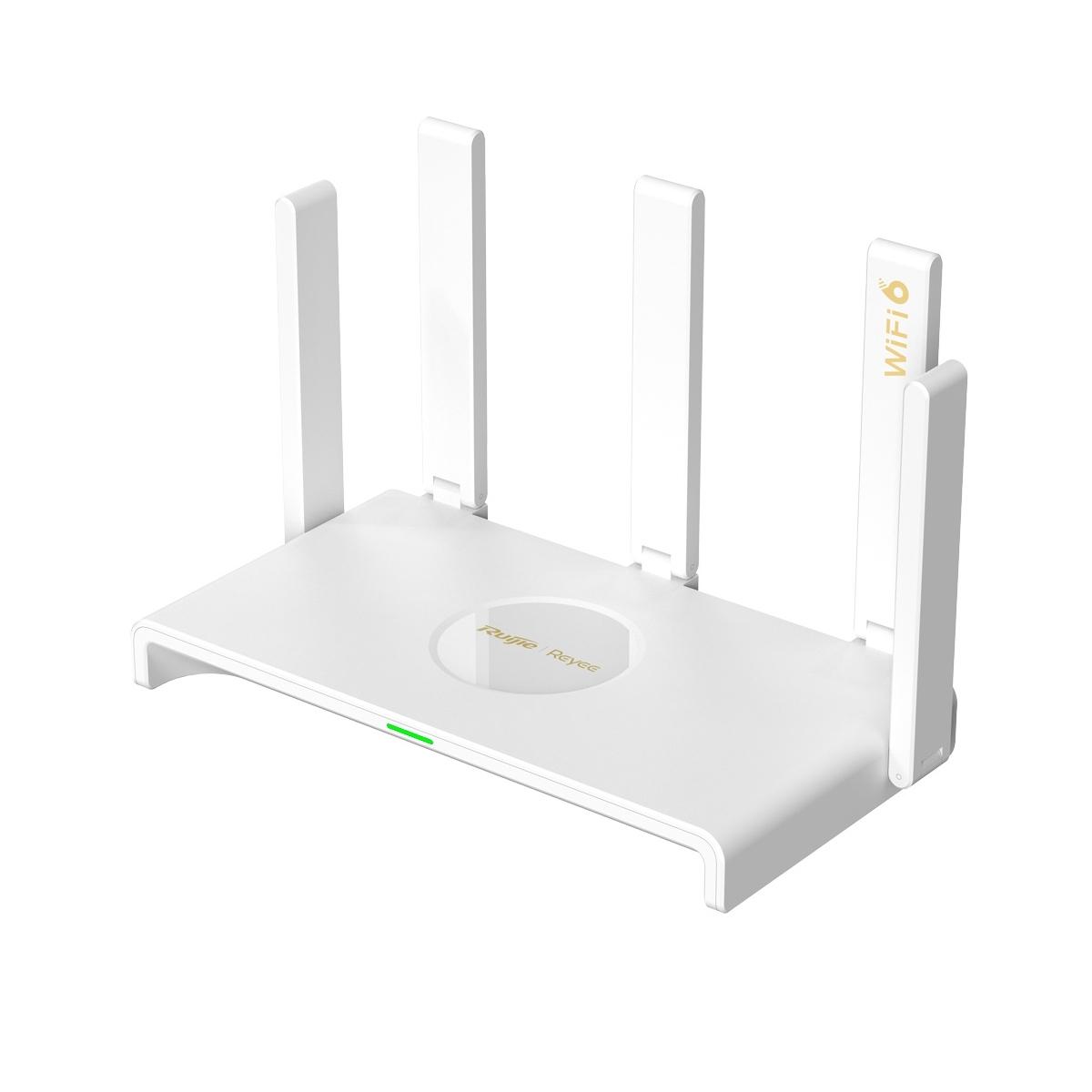 Reyee router gigabit mesh wi-fi 6 ax3000, 5 porte rj45 10/100/1000 mbps, 802.11ax 2x2 e dual-band 2.4 e 5 ghz, gestione remota tramite cloud, controllo genitori, rete ospiti, roami