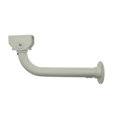 Supporto laterale per telecamera, 170 (i) x 85 (h) x 305 (p), resistenza al carico 15 kg, alluminio, colore avorio, giro orizzontale 360º,  verticale 85º