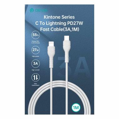Kintone cavo da tipo-c a lightning 5v 27w 1mt carica e dati
