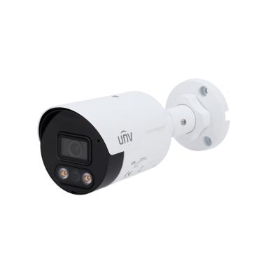 Telecamera bullet ip uniview - gamma prime, 8 mp, ottica 2.8 mm, microsd 512 gb, ir 30 m, wdr 120 db, light hunter, conteggio, poe, umd, sip, ip67, pulsante di reset, microfono, al