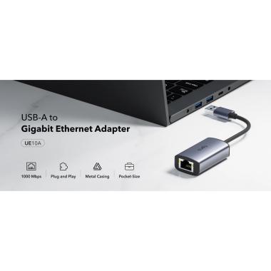 Adattatore da usb a  lan gigabit, cavo 15cm