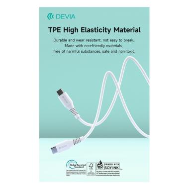 Cavo certificato grs da tipo c a c 60w 3a 1 metro pd