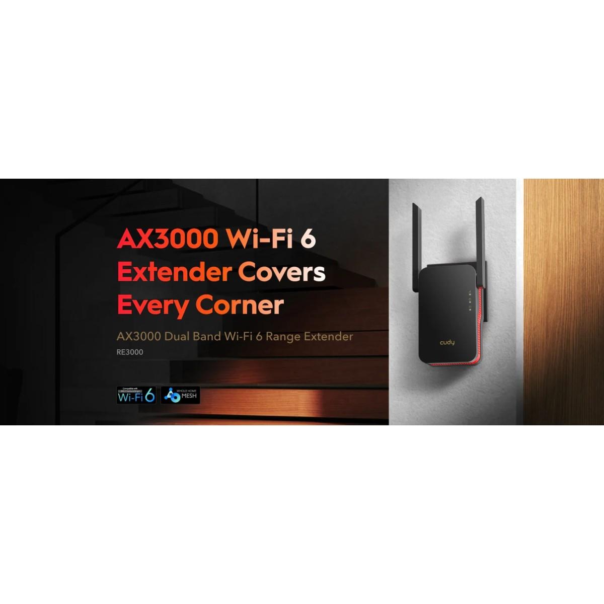 Range extender wi-fi 6 mesh ax3000