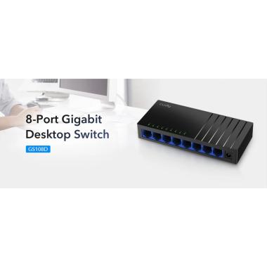 Switch 8 porte gigabit, 10/100/1000