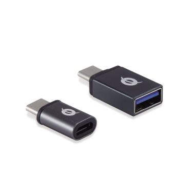 Adattatore otg da usb-c a usb a/microb pacco da 2, 10gbps (c-a), 480mbps (c-microusb)
