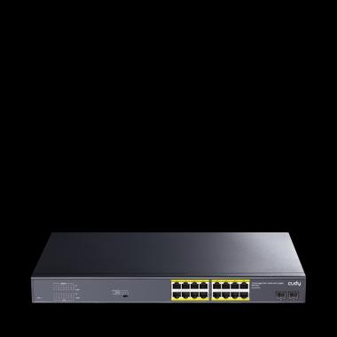 Switch poe da 16 gbe con 2 sfp uplink