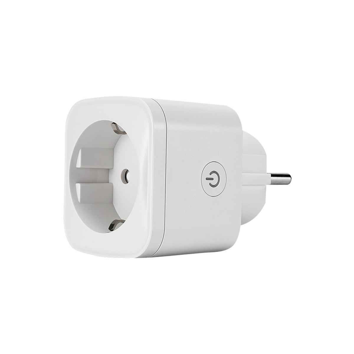 Presa intelligente, wifi 2.4 ghz, carico massimo 16a, statistiche di consumo, timer e calendario, compatibile con tuya smart, google, alexa