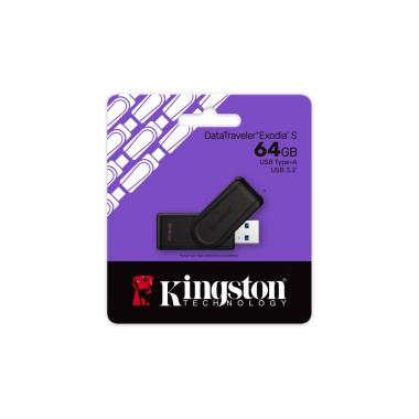 Pen drive 64 gb kingston usb 3.2 datatraveler exodia s, dtxs/64gb