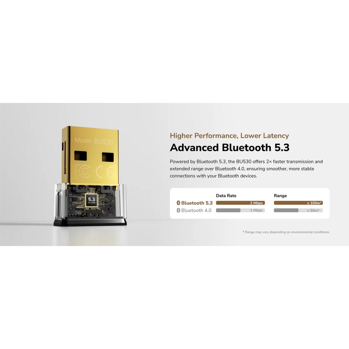 Adattatore usb bluetooth 5.3 nano