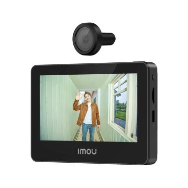 SPIONCINO SMART AOV VD1 5MP, WIFI 6 DUAL BAND,  4800MAH, OTTICA 3.6MM, DISPLAY 4,3", AREA DI RILEVAMENTO PERSONALIZZABILE, IMOU SENSE PERSONE IN MODALITÀ AOV, PER USO INTERNO/ADATT