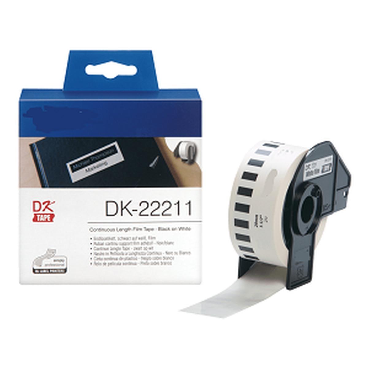 White 29mmx15.24m compa brother p-touch ql1000,1050,1060,820