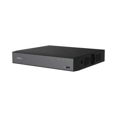 Nvr per telecamere imou, 18ch video ip, compressione h.265 / h.264, larghezza di banda 90mbps, uscita hdmi e vga 4k, supporta 1 hard disk fino a 16tb
