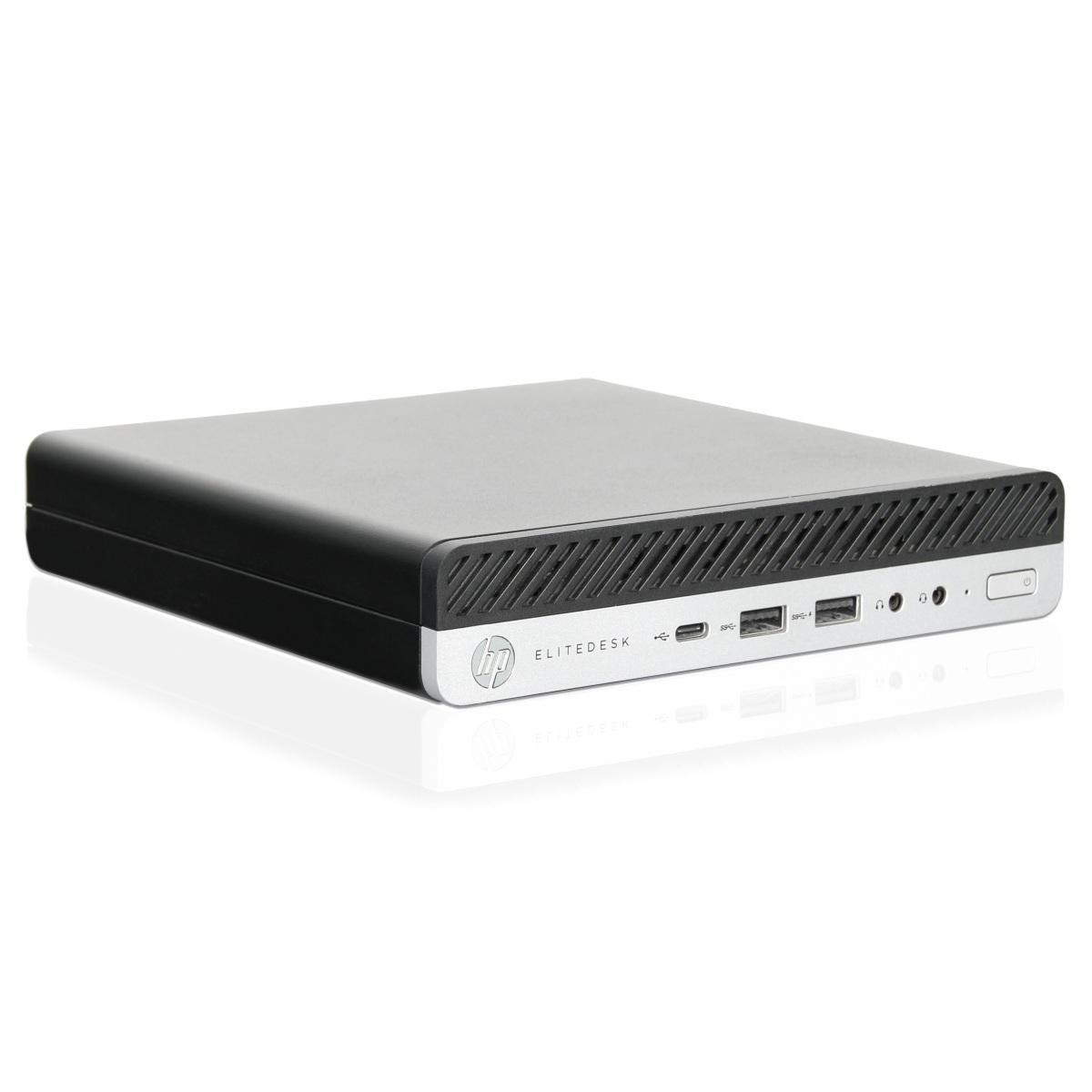 Mini pc ricondizionato hp 800 g5 dm, i5-8th, 16 gb ram,  ssd 512 gb nvme, win 11 pro, garanzia 1 anno