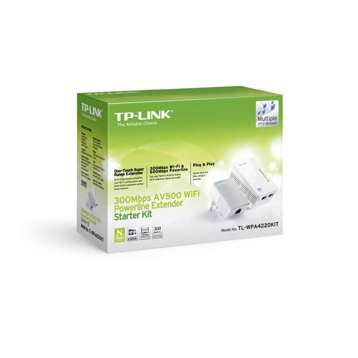 Tp-link av500kit wifi powerline extender , tl-wpa4220kit