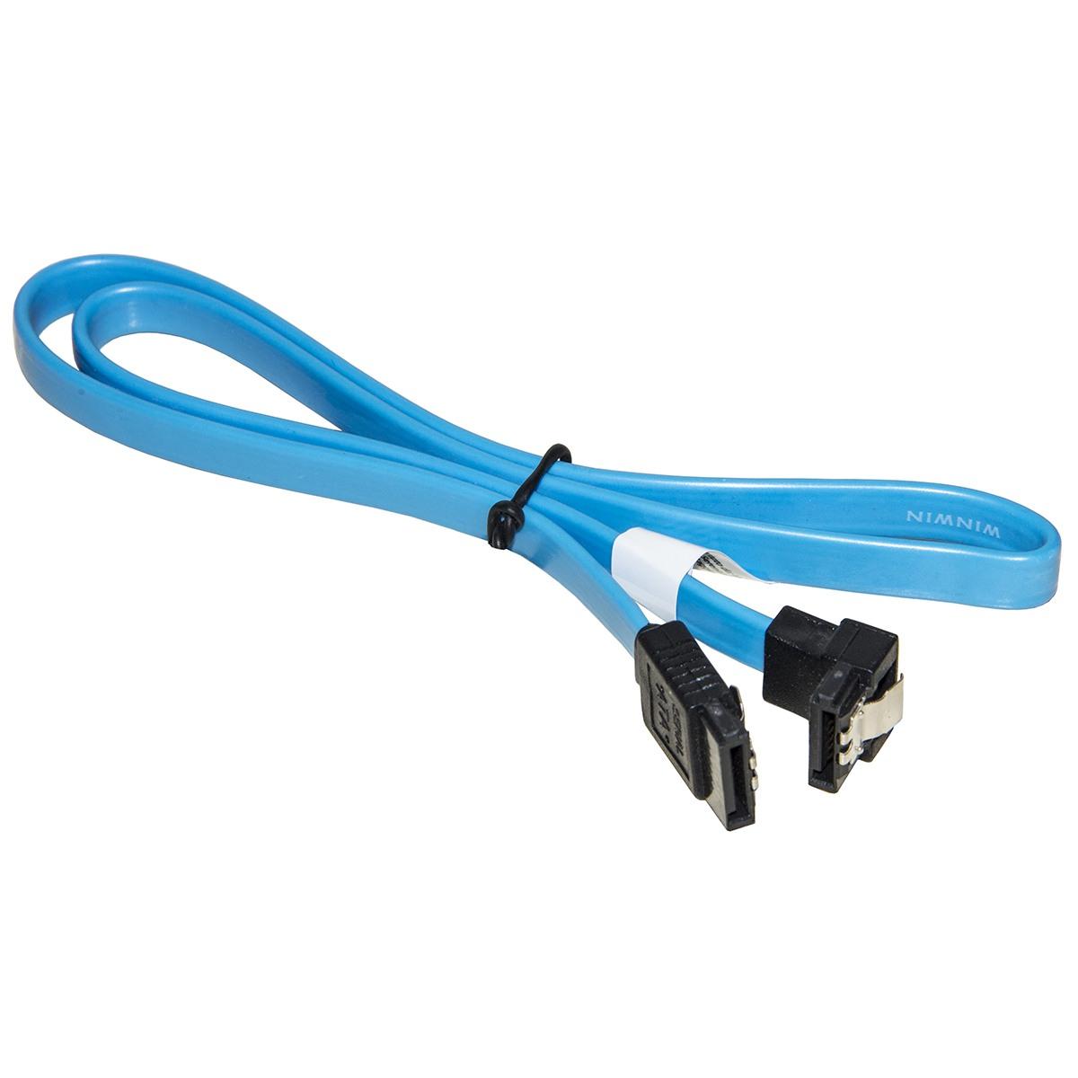 Cavo interno sata iii cm 50 connettore 90? con clip bloccaggio in metallo