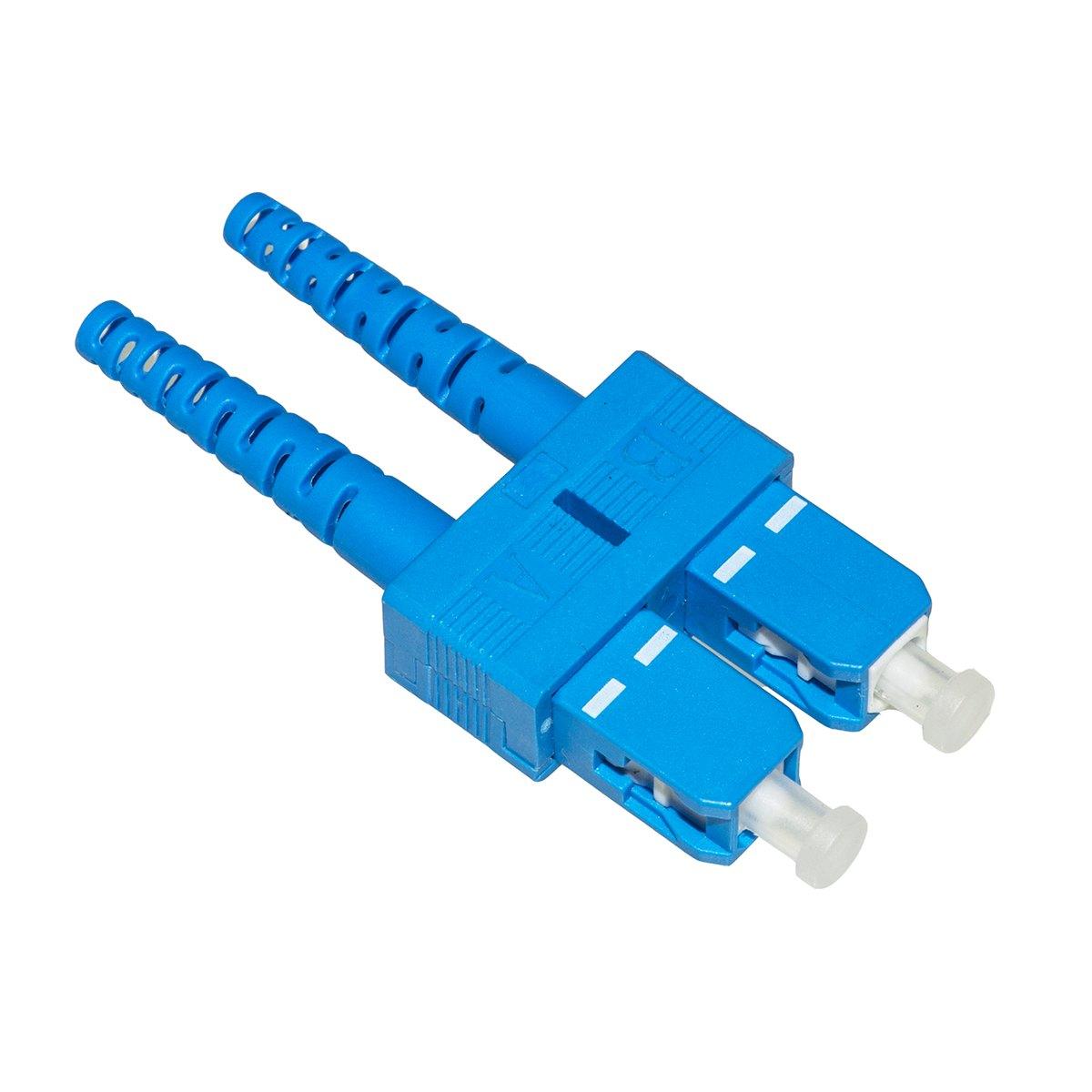 Connettore fibra ottica sc singlemode duplex confezione 100 pezzi