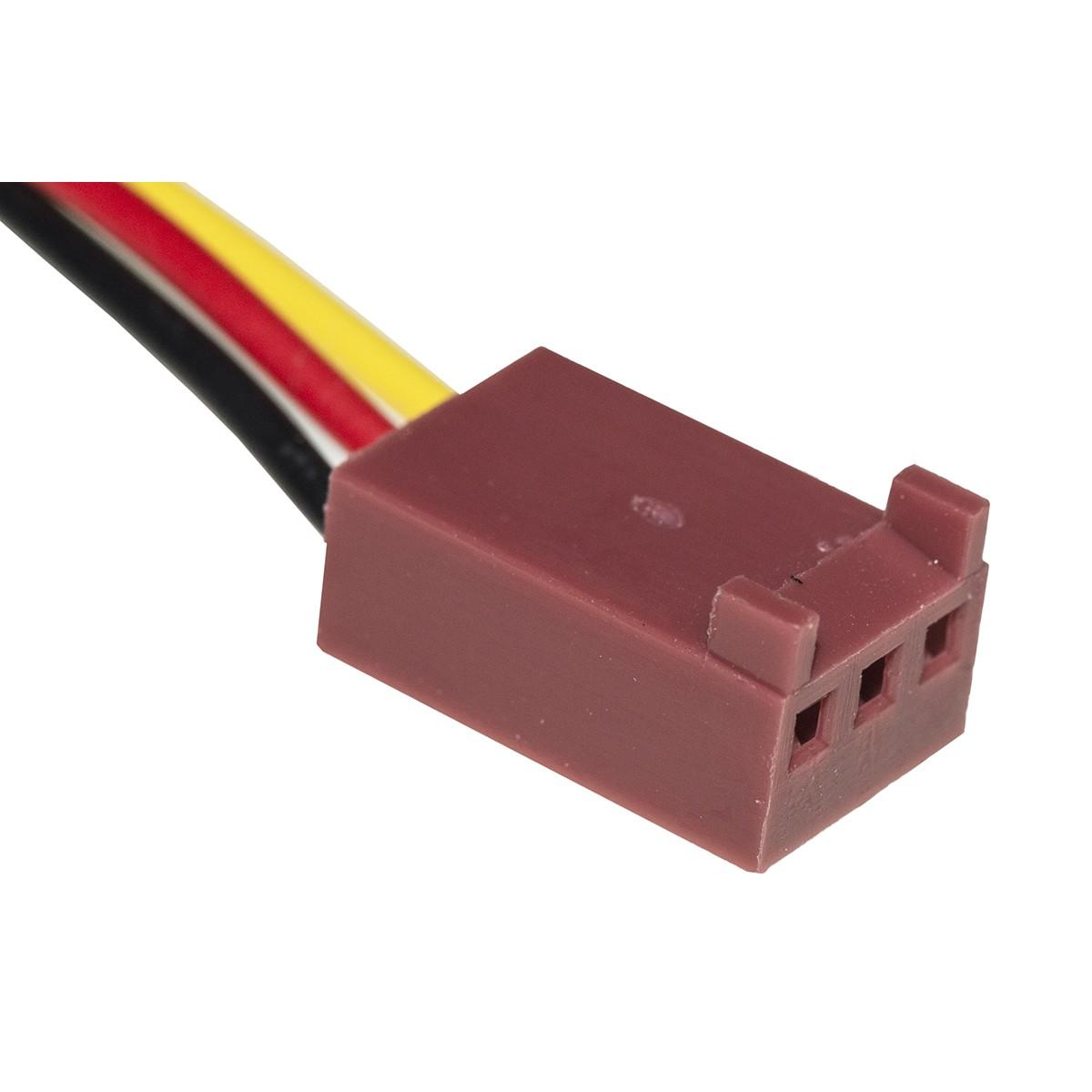 Ventola 120x120x25 12 volt connettore 3 fili con viti incluse