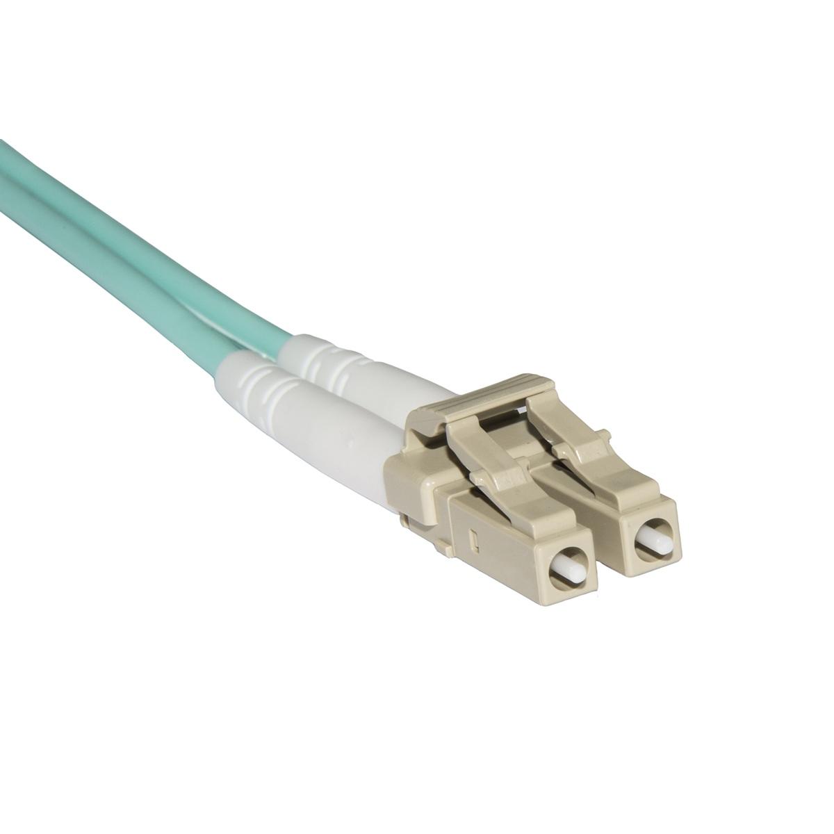 Cavo fibra ottica lc a sc multimode duplex om3 50/125 mt.1