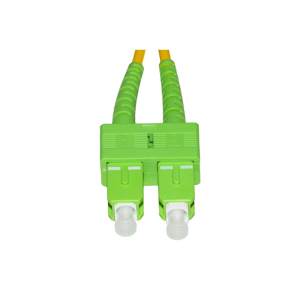 Cavo fibra ottica apc lc a apc sc singlemode duplex  mt.1