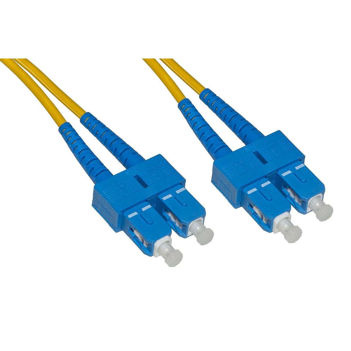 Cavo fibra ottica sc a sc singlemode duplex 9/125 mt.10