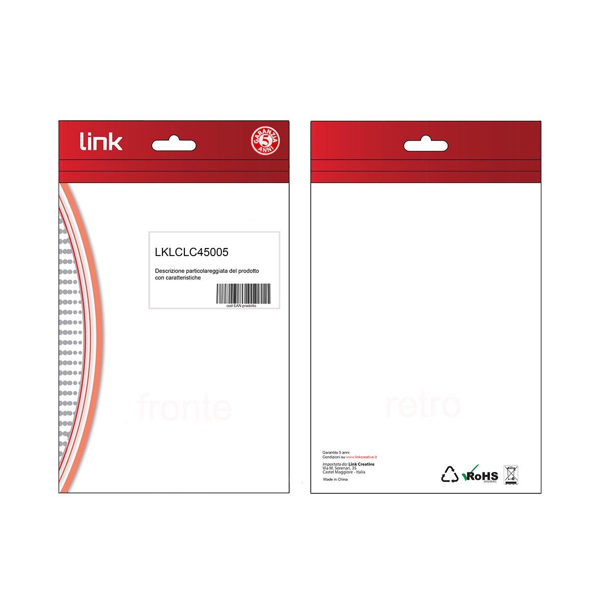 Cavo fibra ottica lc a lc multimode duplex om4 50/125 mt.0,5