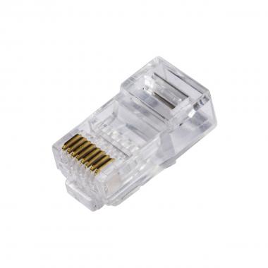 Confezione 100 connettori 8 poli cat 6 u tp non schermato rj45, lkpl86u