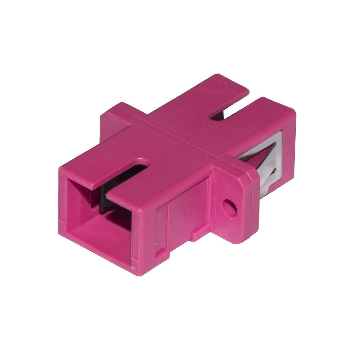 Adattatore fibra ottica sc/sc multimode simplex om4