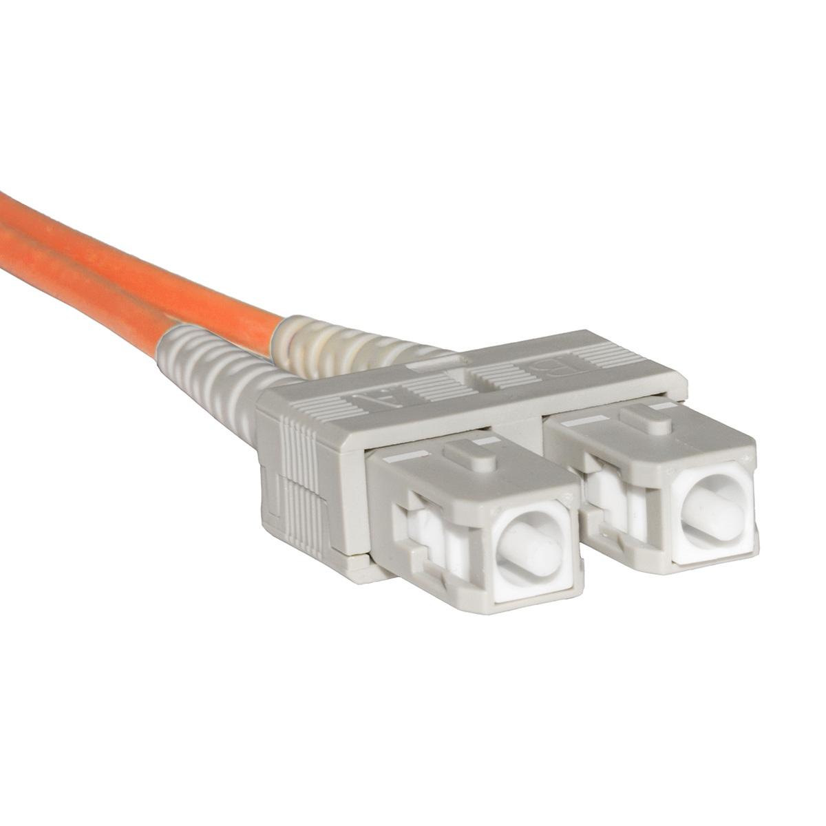 Cavo fibra ottica sc a sc multimode duplex om2 50/125 mt.5