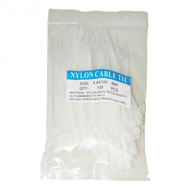 CONFEZIONE 100 FASCETTE SERRACAVI MM. 4.8x120