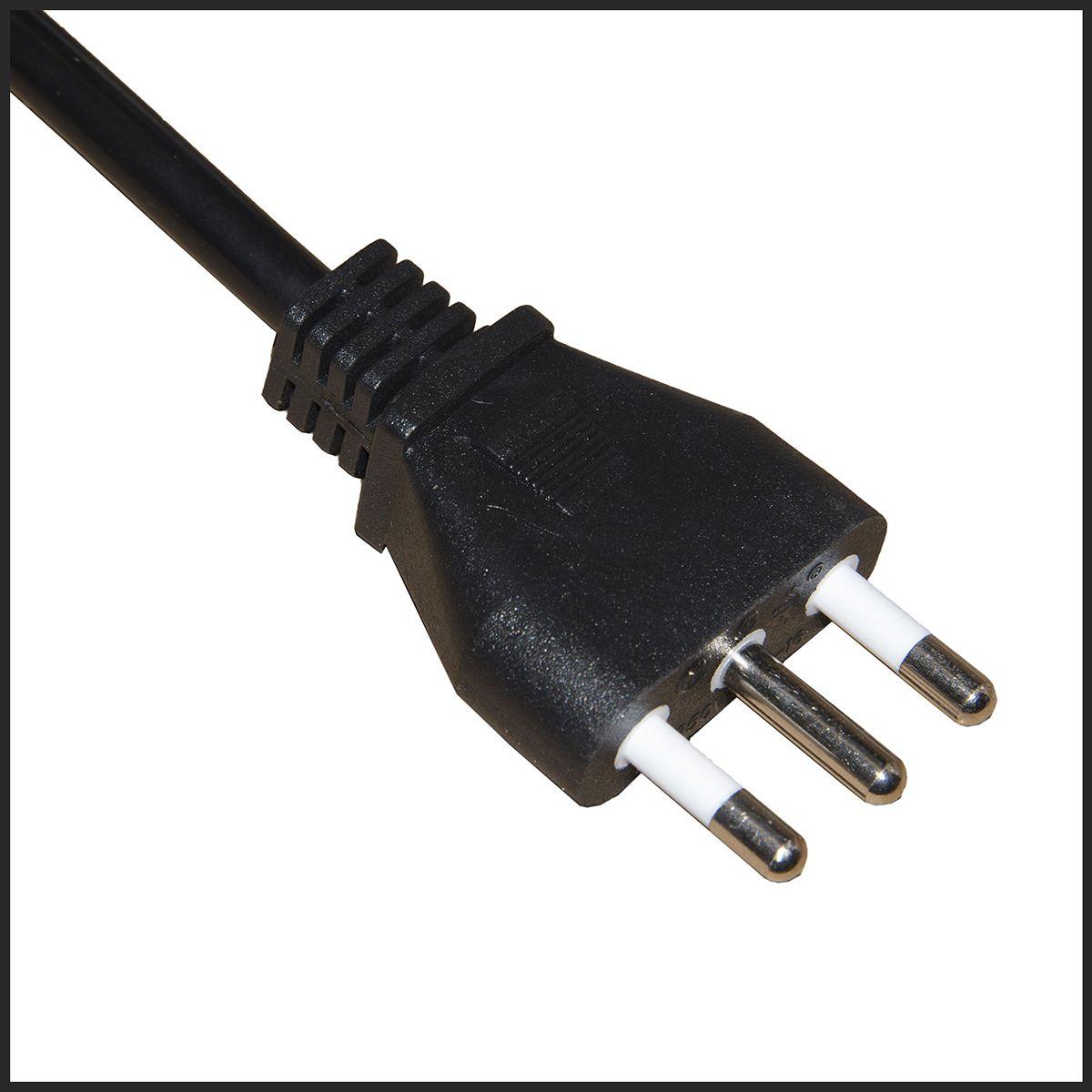 Multipresa 4 prese universali ita/schuko 10/16 a - spina 16 a con interruttore colore nero