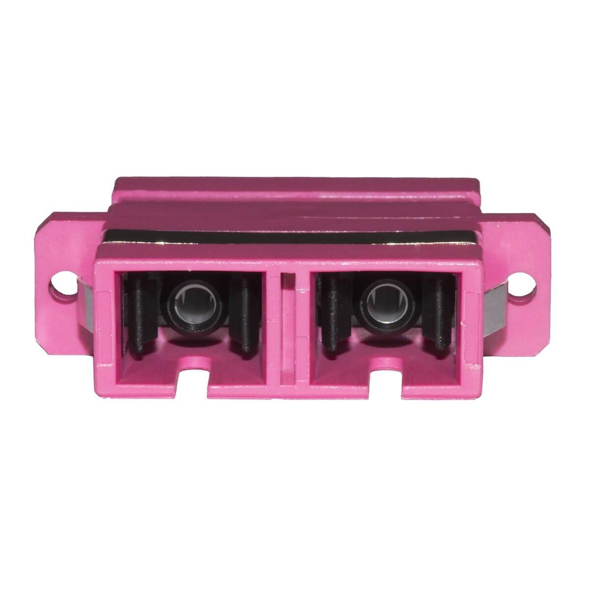 Adattatore fibra ottica sc/sc multimode duplex om4