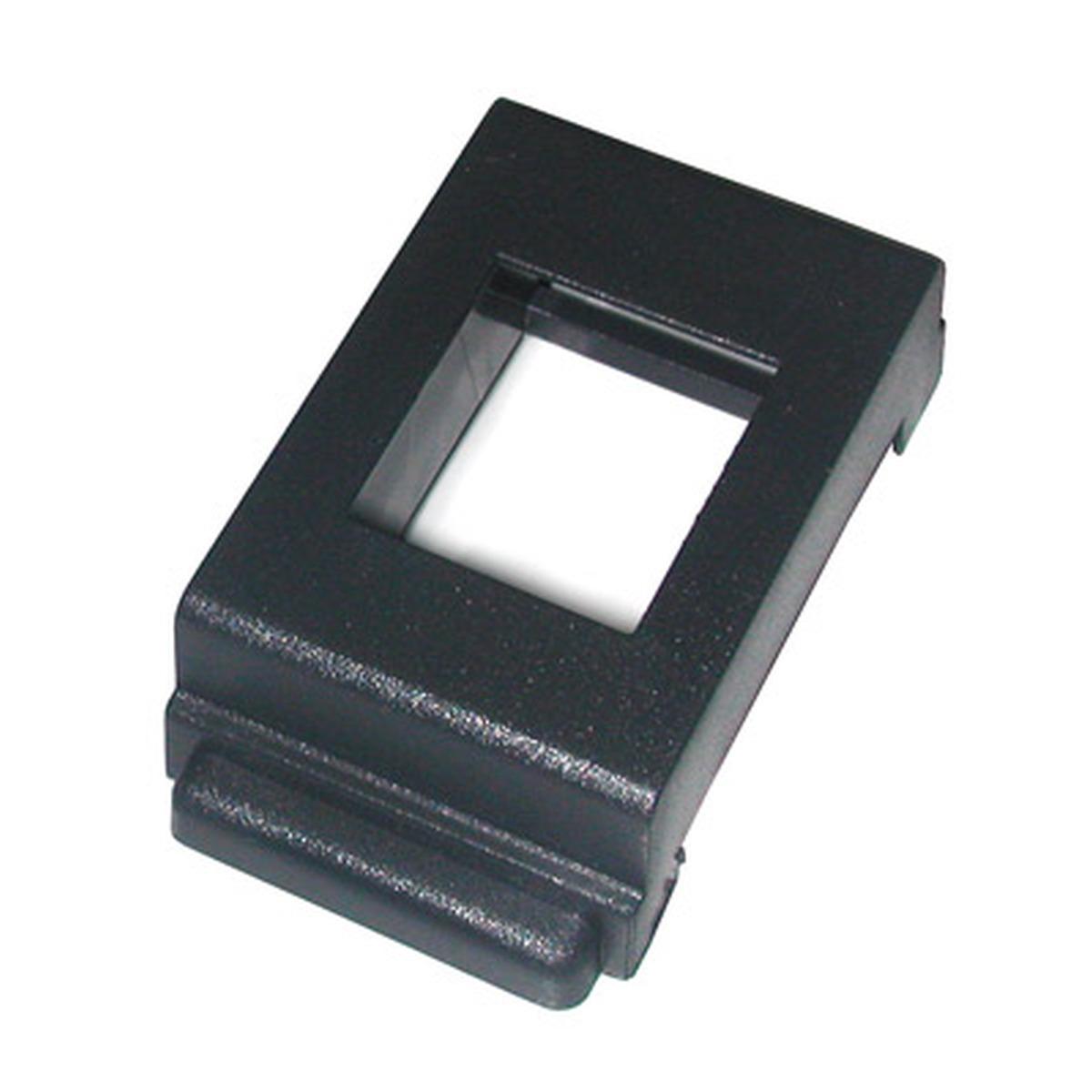 Adattatore portafrutto ticino living nero